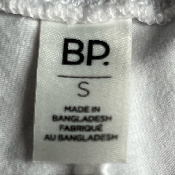 BP high waist bike shorts in ivory soft splash size S stretchy - Picture 5 of 13